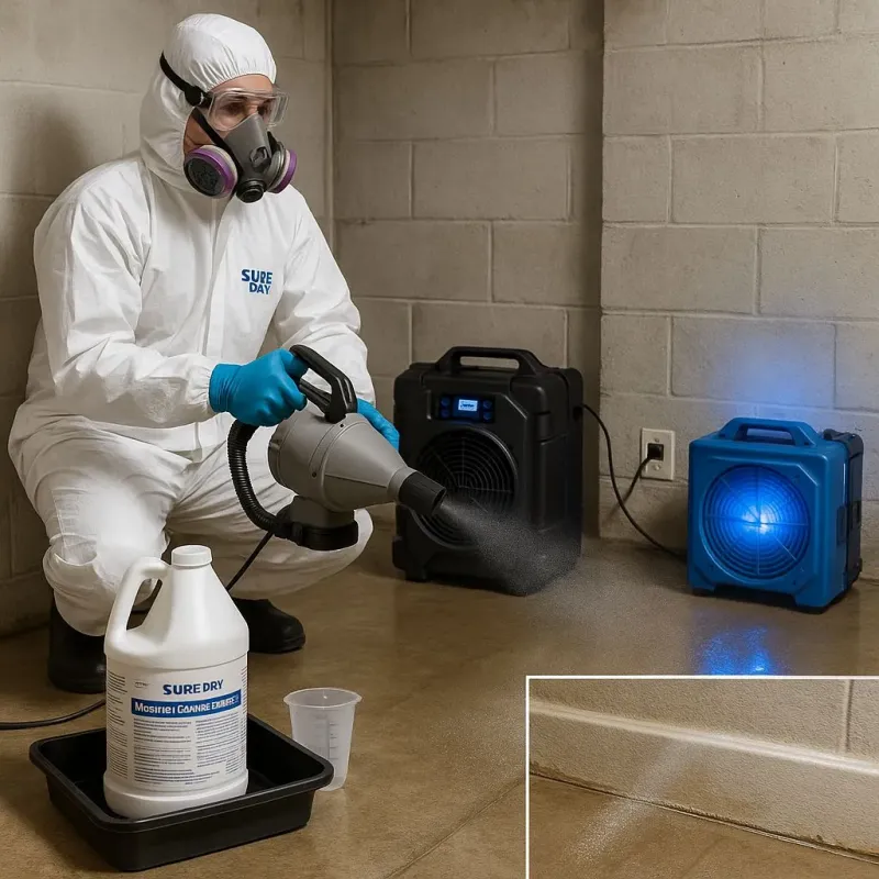 Sanitization and Odor Removal process in Lincolnville, ME